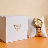 Guess Women Gold Toned Analogue Watch W1280L2
