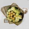 Bouquet of White Roses & Ferrero Rocher Chocolates