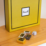 Passionelle Golden Chocolate Box & Pink Roses Bouquet
