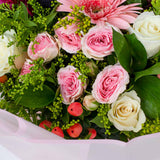 Graduation Bouquet with White Roses & Gerbera