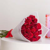 Joviality Lilac Glow Collection & Red Roses Bouquet