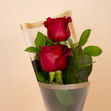 Duo Red Roses Bouquet