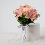Charming Lilies & Orange Floral Harmony