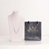 Felizmoda V-Shape Silver Necklace