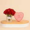 Patchi Tin Box of 22 Pieces | 20 Red Roses Vase