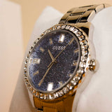 Guess Glitter Burst Diamonds Blue Watch for Women |15 Red Roses Hand Bouquet