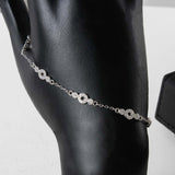 Thai 925 Sterling Silver Bracelet | Natural Zircon