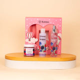 Bubblzz Love Is In The Air Beauty Berry Kit & Red Roses Bouquet