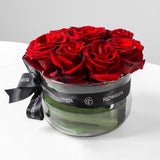 Ramadan Gift Set with Red Roses Vase & Holy Quran