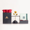 Patchi Chocolate Box and 9 red roses