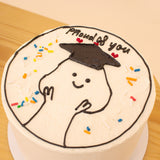 Ninos “Proud of You” Celebration Cake & 20 Red Roses