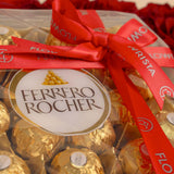 Heartfelt Roses And Ferrero Bliss | 47 Red Roses