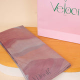 Veloor Jade Scarf & Pink Roses Vase