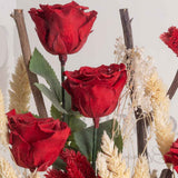 Red Eternity Roses Box - 6 Roses