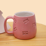 Mug Wow mom Pink | Bouquet of 15 Light Pink Flowers