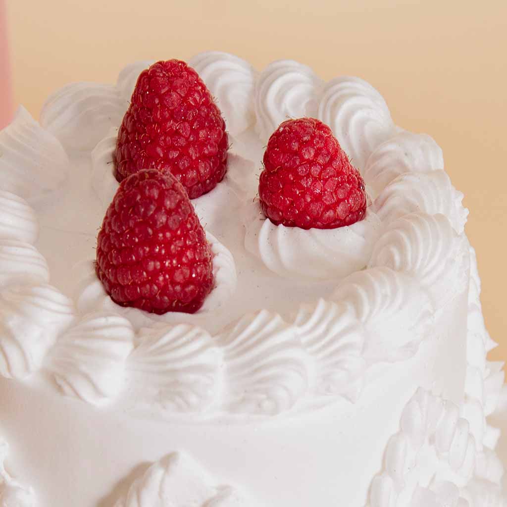 Voila Red Velvet Cake - Fresh Cherries & Creamy Layers