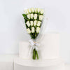Flowrista | White Roses Bouquet - 17 Stems