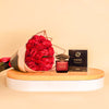Versace Crystal Noir with 20 Red Roses Hand Bouquet