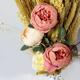 Wedding Bouquet with Artificial Peony & Hydrangea