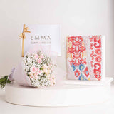 EMMA Sierra Scarf & Quiet Love Bouquet