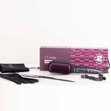 CH&BE Ionic Straightening Brush & Pink Roses Bouquet