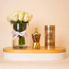 Jean Paul Gaultier Le Male Elixir Eau de Parfum 125ml & White Roses Bouquet