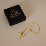 Feliz Moda star silver necklace gold plated | 15 Pink Flower Vase