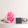GUESS Solar Rose Gold Watch For Women & Revival Roses Bouquet