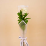 Single White Rose Bouquet