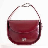 Cocan Half-Moon Bag — Burgundy