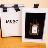 Signature Musc & Zircon Bundle - Perfume 30ml & Necklace & Red Roses Bouquet