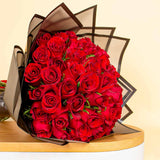 Passion in Fifty Bouquet of 50 Red Roses - Symbol of Passion & Loved Roses | 50 Red Rose