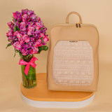 Pavo Laptop Backpack & Purple Vase - Practical & Stylish Gift