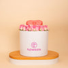 Blush Heart Bloom Box -  Revival Roses & Patchi Heart Box 22 pcs