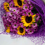 Vibrant Sunflowers & Regal Reagan Blooms