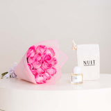 Nuit Warm Vanilla 50ml & Pink Roses Bouquet