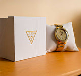 Guess Analoge Watch Armbanduhren - Gold