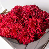 Red Chrysanthemum Bouquet - Forever With You