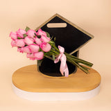 Flowrista Graduation Box - Pink Rose