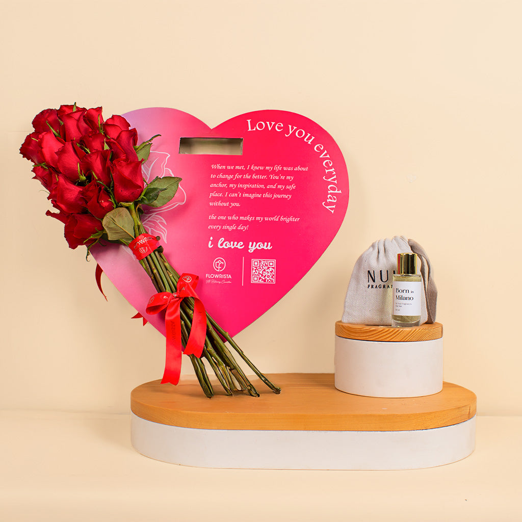 Nuit Fragrances Born Milano And Unique Heart 15 Roses