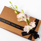 House of Cocoa Chocolate Box 32pieces and baby orchids