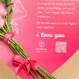 Pink Roses with Heart