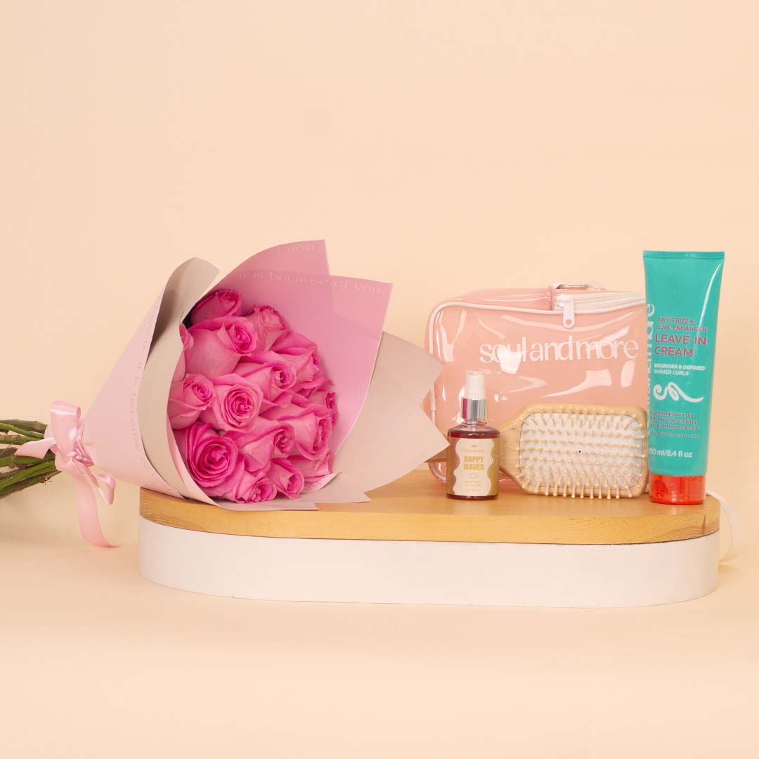 Soul&More Good Hair Day Bundle & Pink Roses