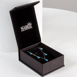 Markiz Rhodium Opal Necklace
