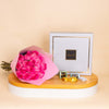 Passionelle Silver Chocolate Box & Pink Roses Bouquet