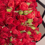 Ramadan Pearl Bukhoor Burner & Red Baby Roses Bouquet