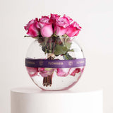 Moko Medley Chocolates Box & Purple Roses Vase