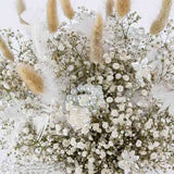 White Radiance Hand Bouquet – Baby’s Breath