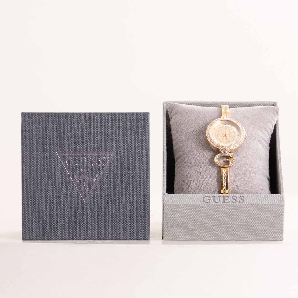 GUESS Ladies Giselle Gold Tone Analog Watch GW0929L2
