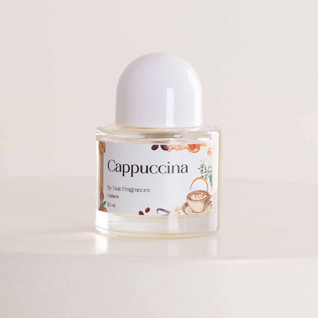 Nuit Cappuccina Fragrance & Red Roses Bouquet